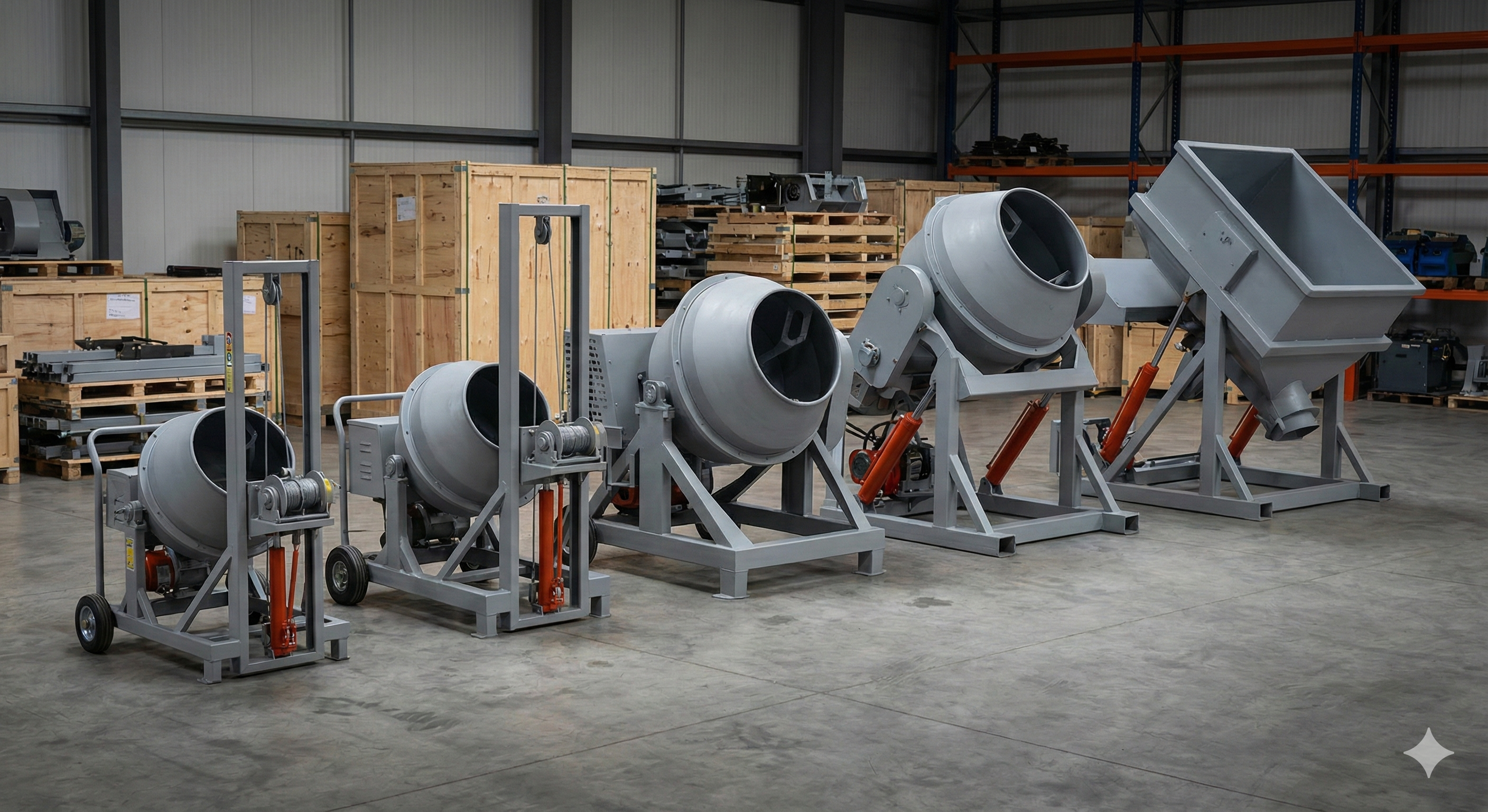 Mild Steel Concrete Lift Mixers